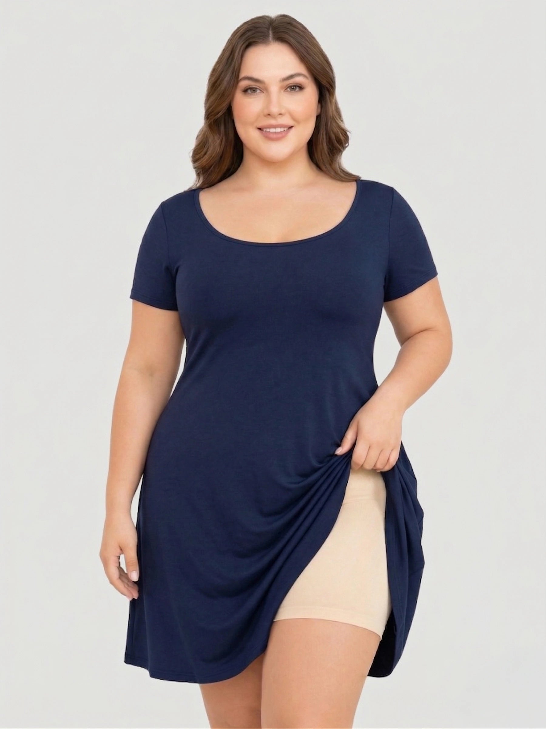 Open Bust Bodysuit Shaping Shorts