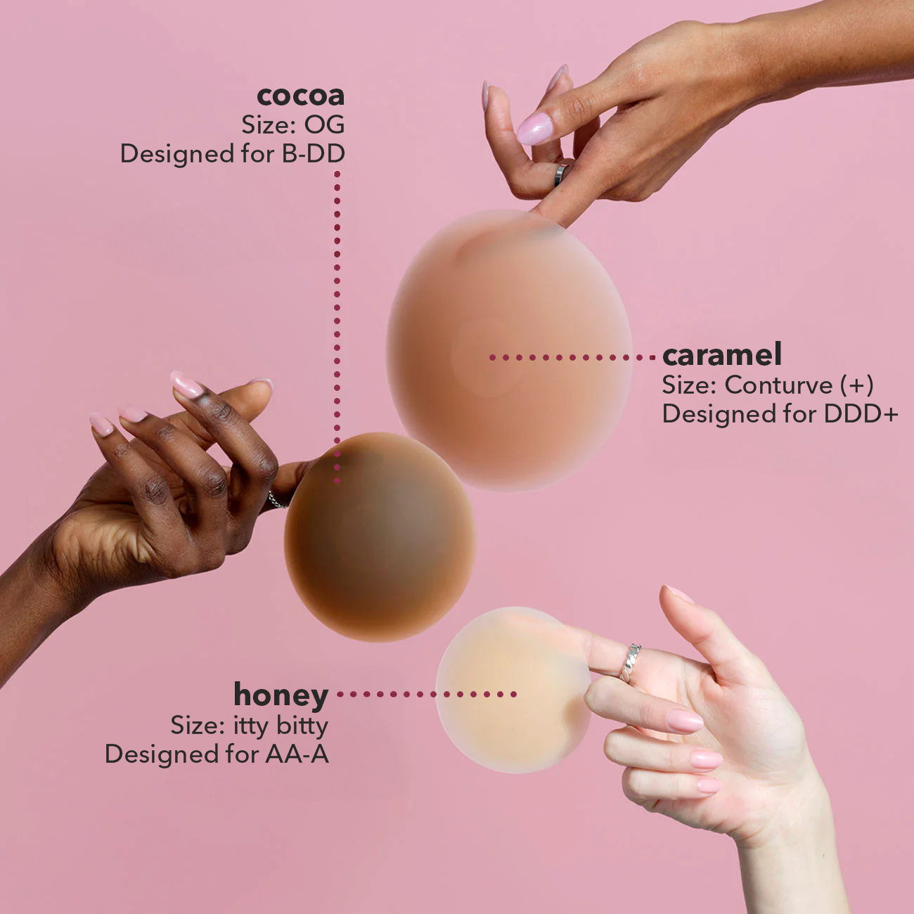 Circles Combo Nipple Covers Set