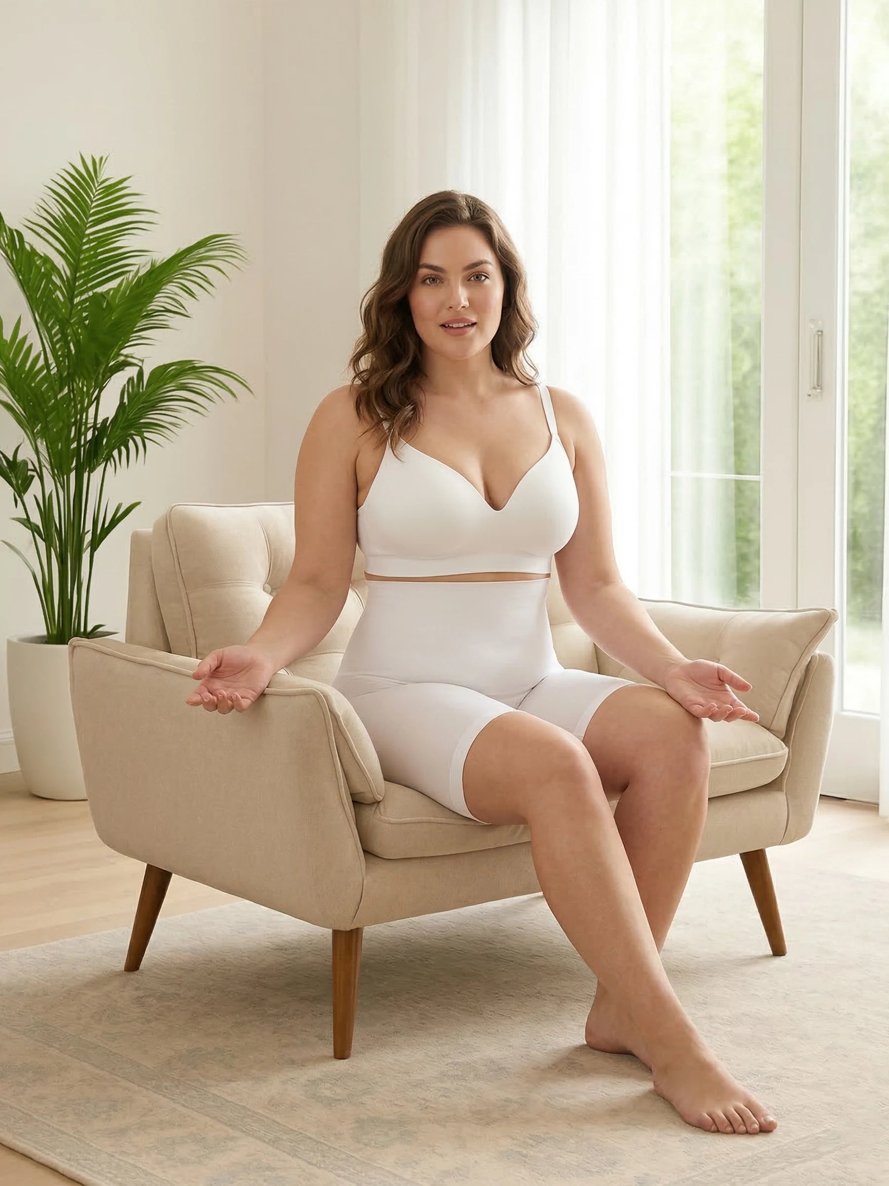 High Waisted Shaping Shorts