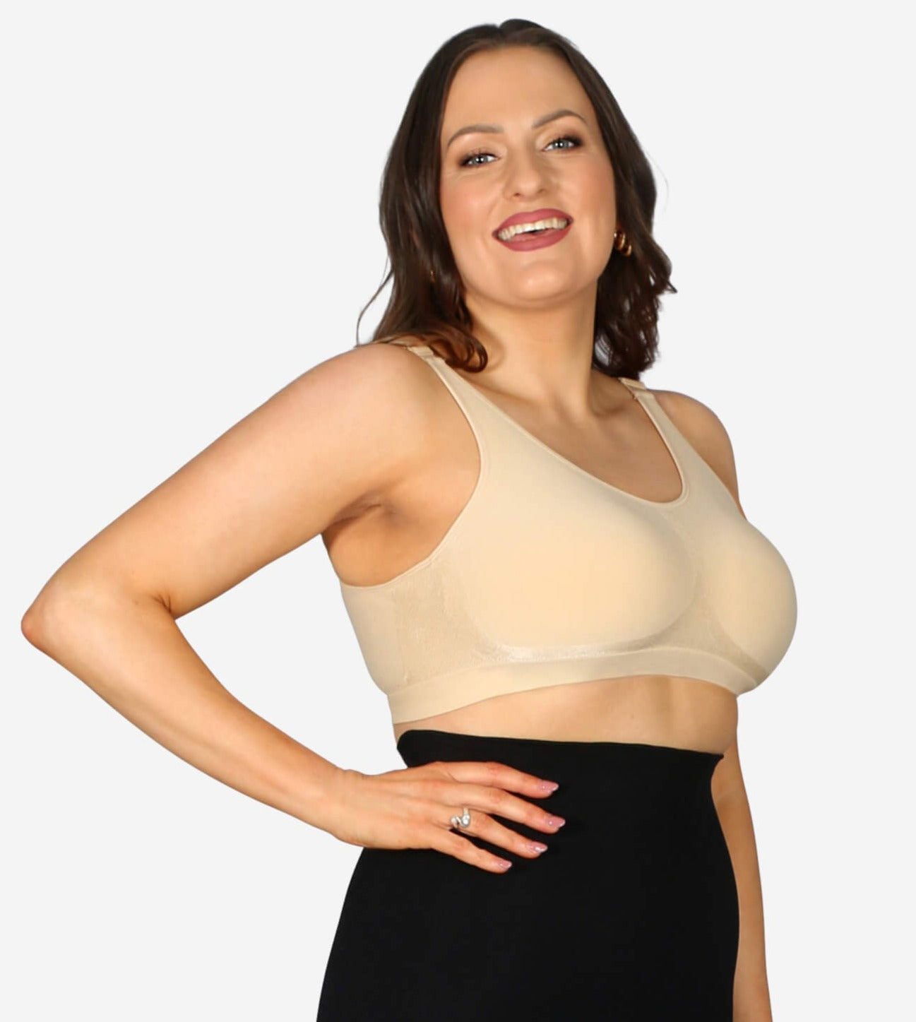Shaper-Bra-Beige-Front