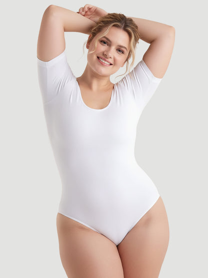 Short-Sleeve Seamless Sculpt Shapewear Bodysuit