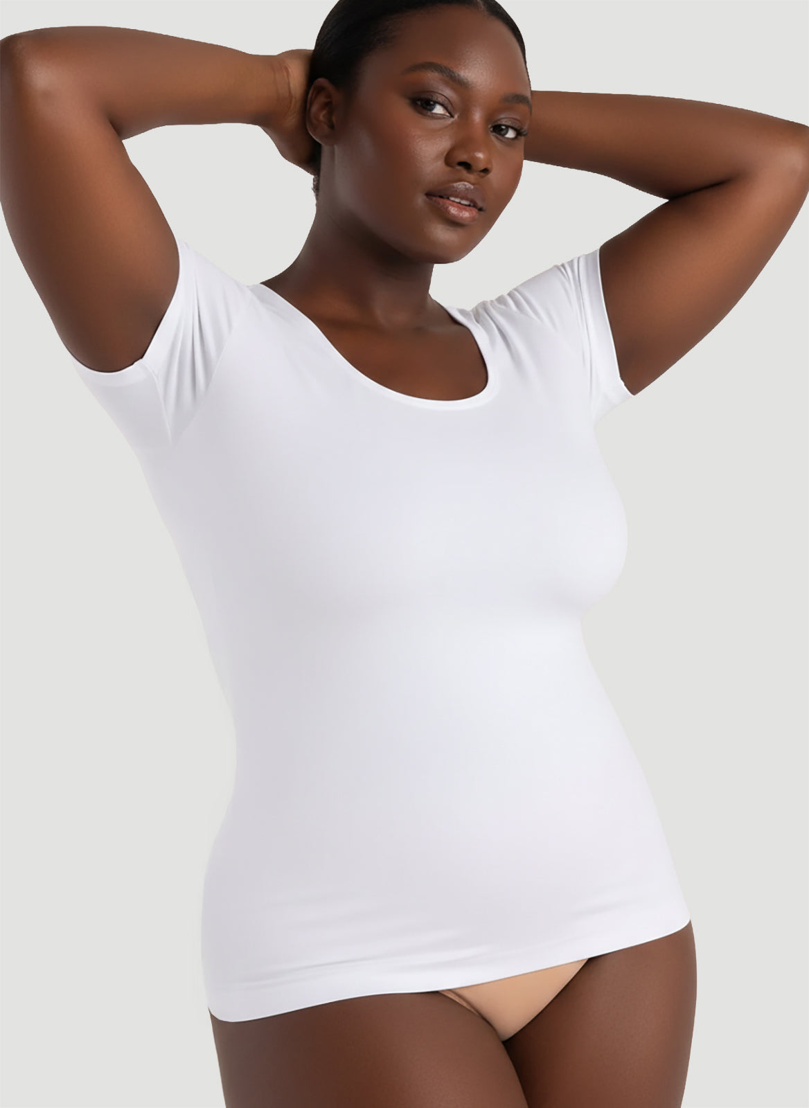 Short-Sleeve Shaping Smoothing Top