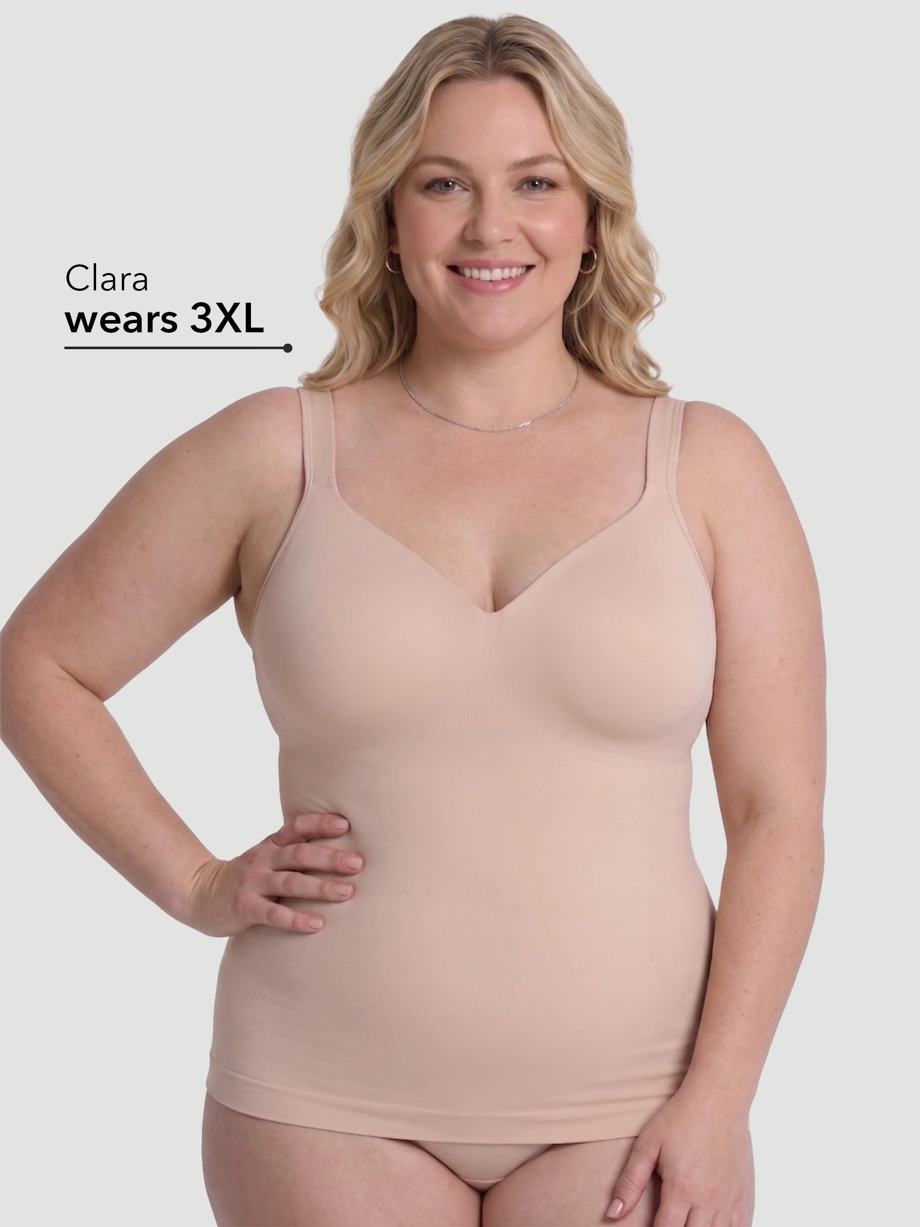 2-Pack Ultimate Comfort Built-In Bra Shaper Cami