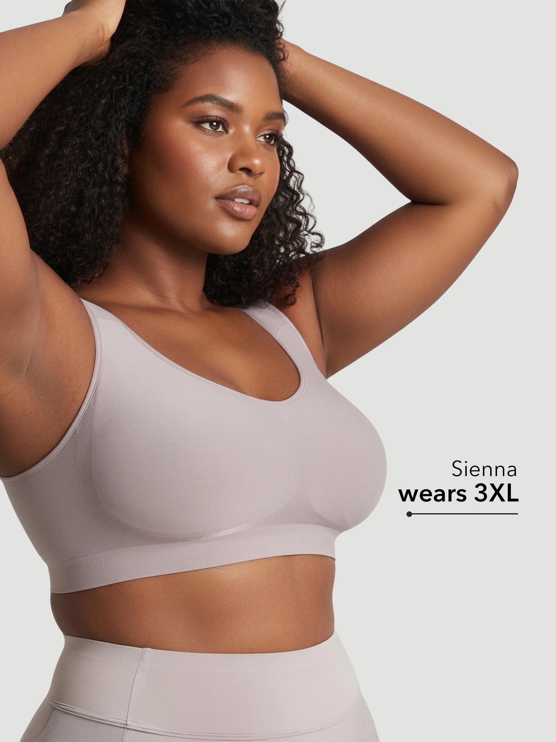 Adjustable Wire Free Shaper Bra (Cups A-FF) + FREE Bra Extender