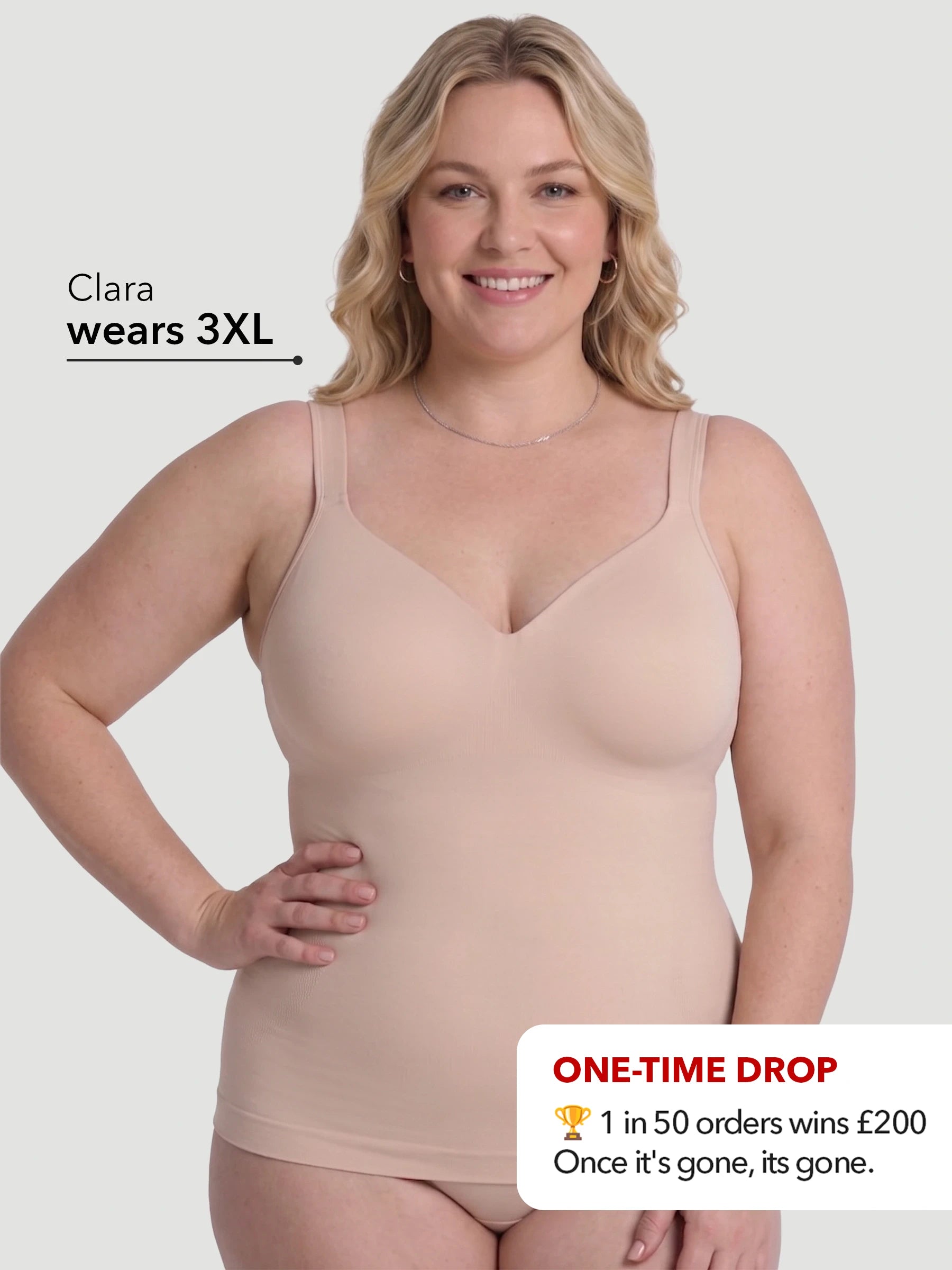 NEW DROP - LIMITED STOCK - Ultimate Comfort Built-In Bra Shaper Cami