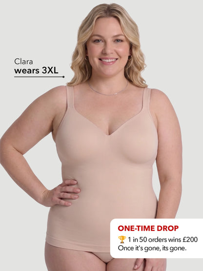 NEW DROP - LIMITED STOCK - Ultimate Comfort Built-In Bra Shaper Cami