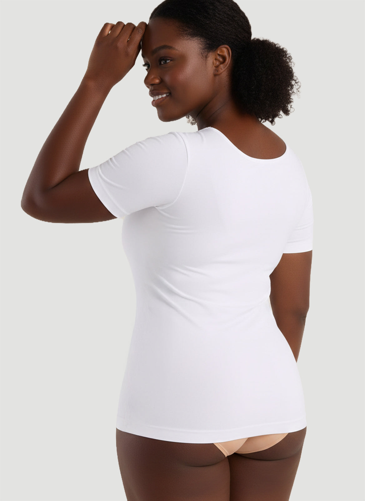 Short-Sleeve Shaping Smoothing Top
