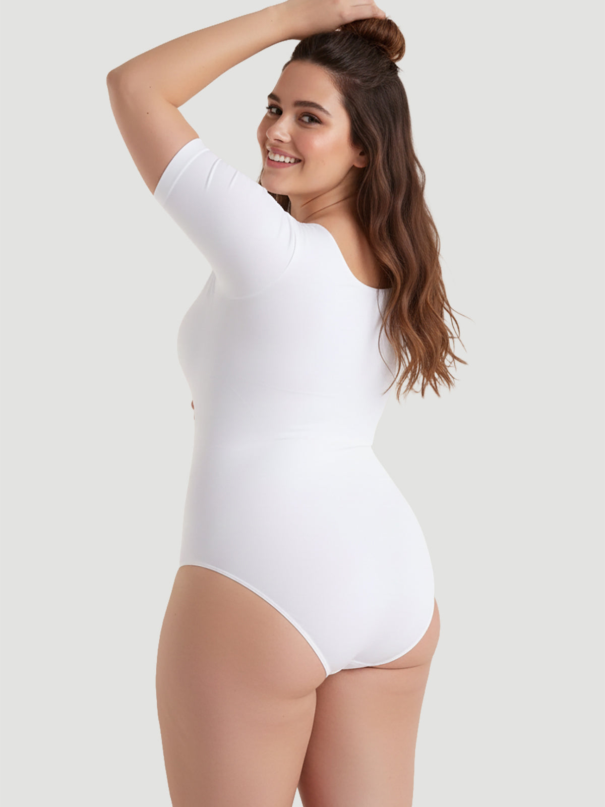 Short-Sleeve Seamless Sculpt Shapewear Bodysuit