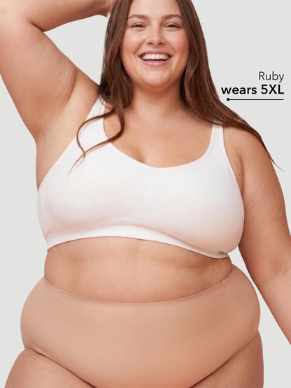 Adjustable Wire Free Shaper Bra (Cups A-FF) + FREE Bra Extender