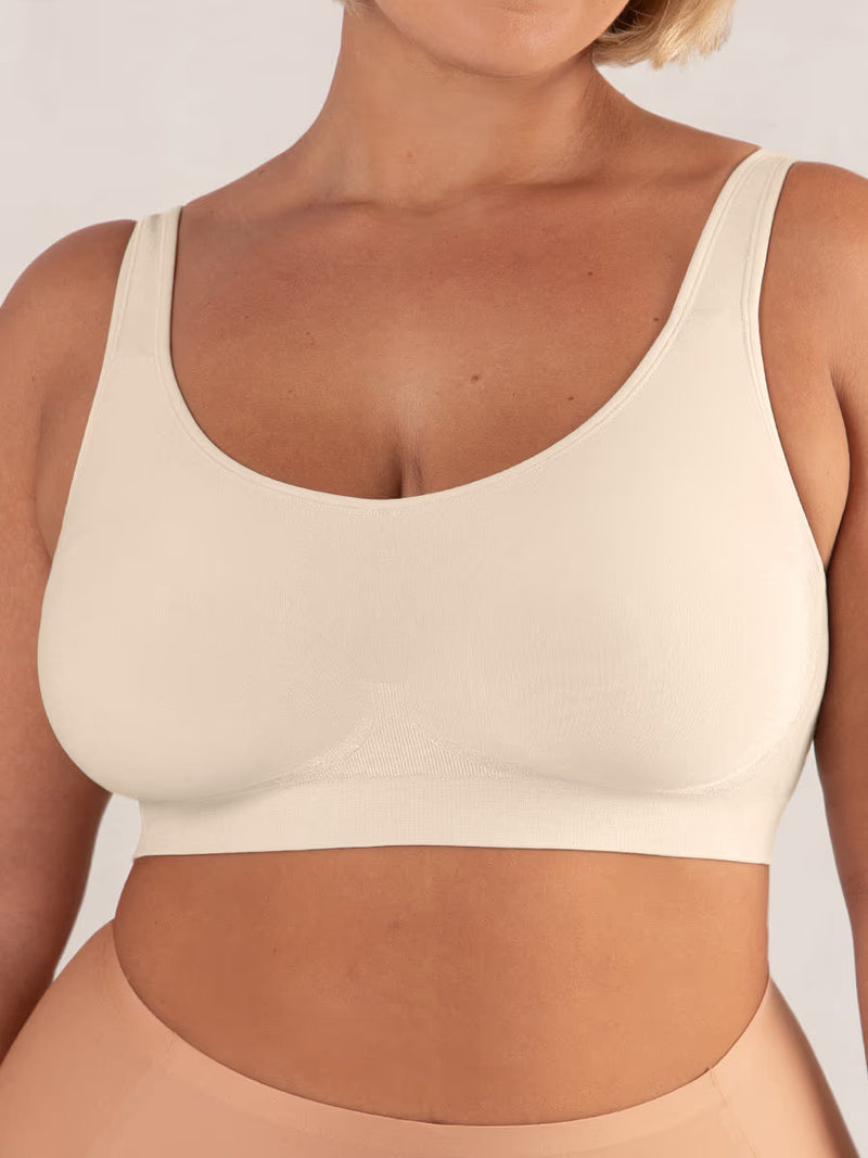 Adjustable Wire Free Shaper Bra (Cups AA-FF) + FREE Bra Extender