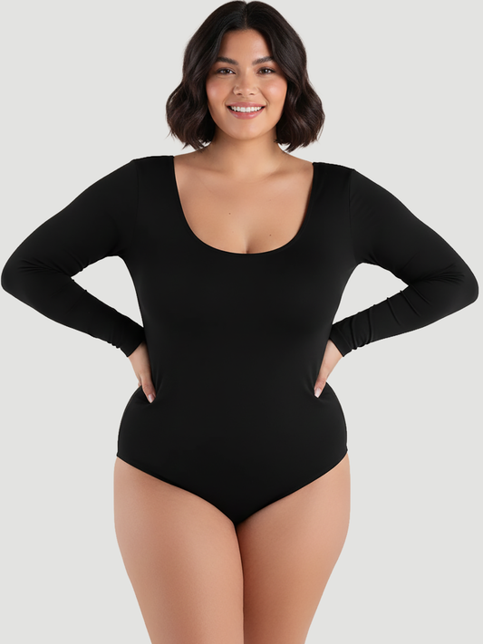 Long-Sleeve Seamless Sculpt Shapewear Bodysuit