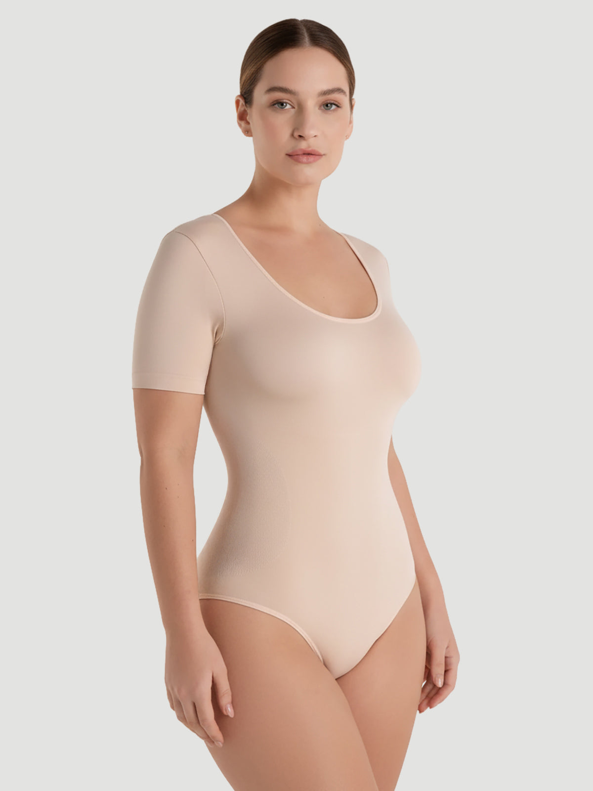 Short-Sleeve Seamless Sculpt Shapewear Bodysuit