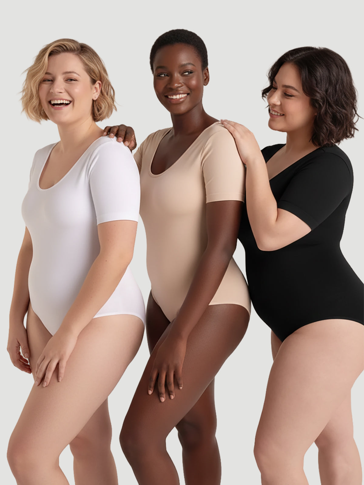 Short-Sleeve Seamless Sculpt Shapewear Bodysuit