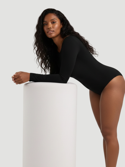 Long-Sleeve Seamless Sculpt Shapewear Bodysuit
