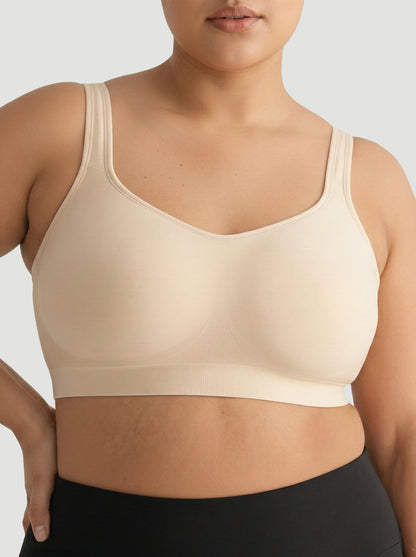 Adjustable Wire Free Shaper Bra (Cups A-FF) + FREE Bra Extender