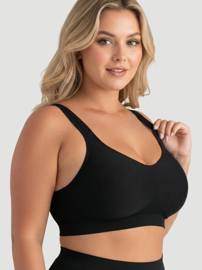 Adjustable Wire Free Shaper Bra (Cups A-FF) + FREE Bra Extender