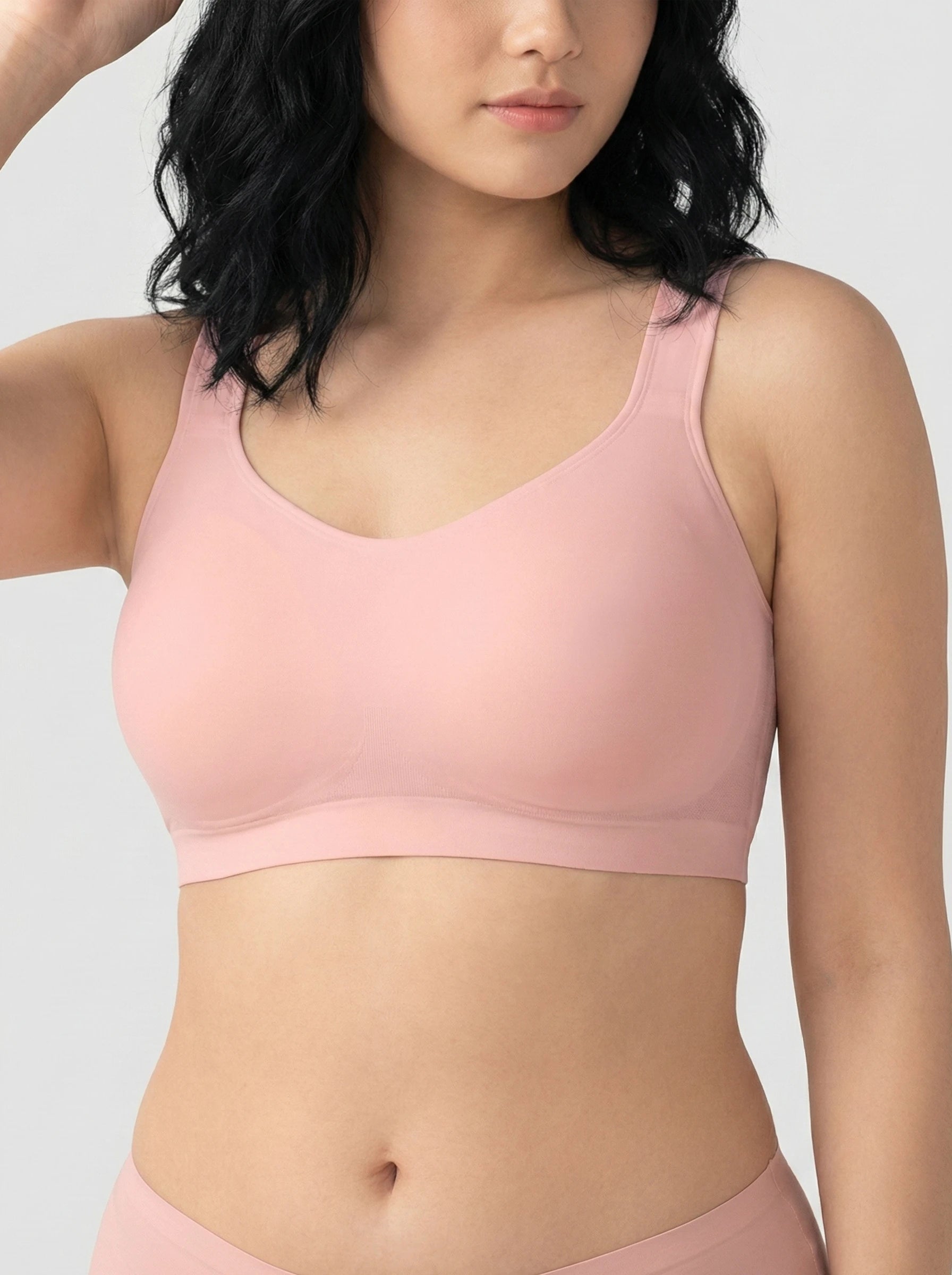 Adjustable Wire Free Shaper Bra (Cups A-FF) + FREE Bra Extender