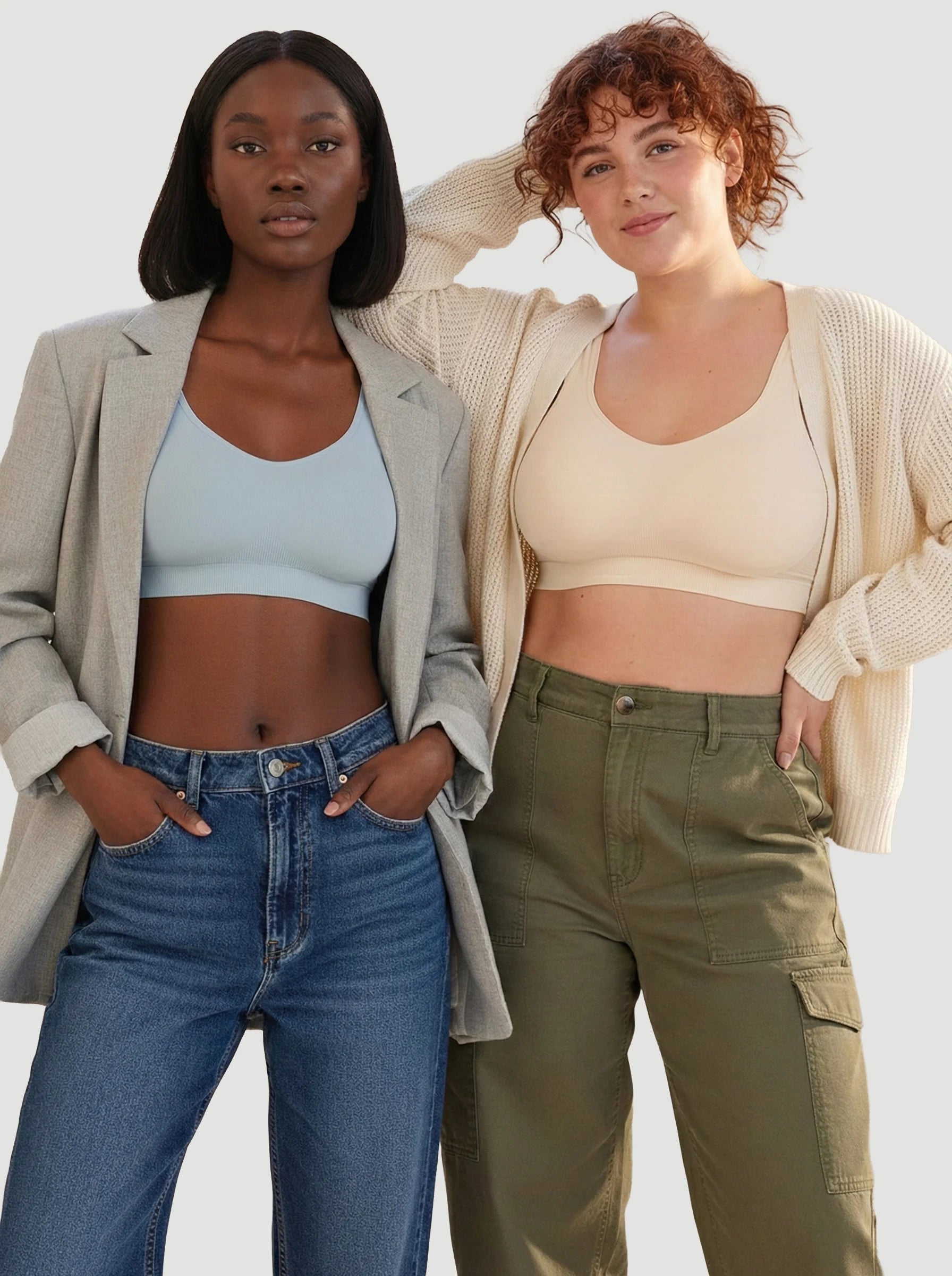 Adjustable Wire Free Shaper Bra (Cups A-FF) + FREE Bra Extender