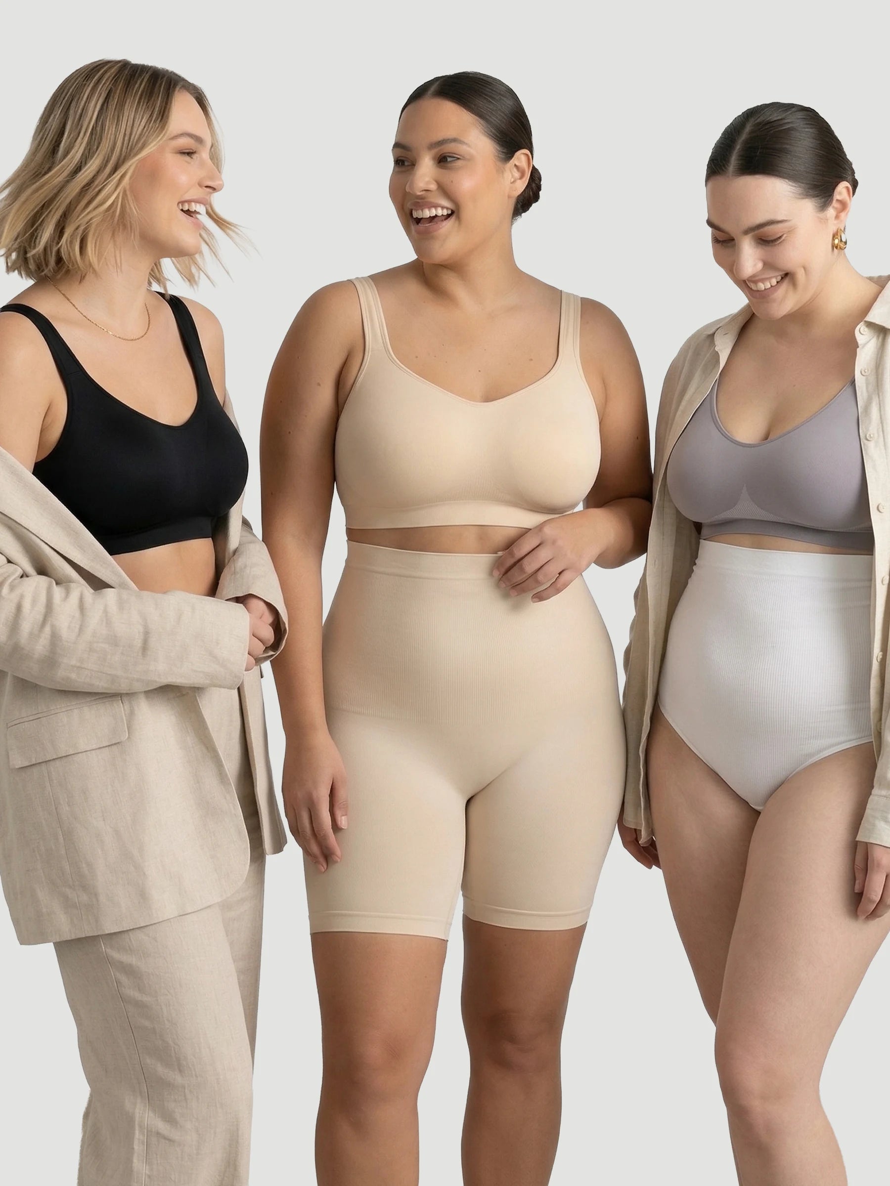 Adjustable Wire Free Shaper Bra (Cups A-FF) + FREE Bra Extender