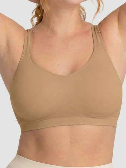 Adjustable Wire Free Shaper Bra (Cups A-FF) + FREE Bra Extender