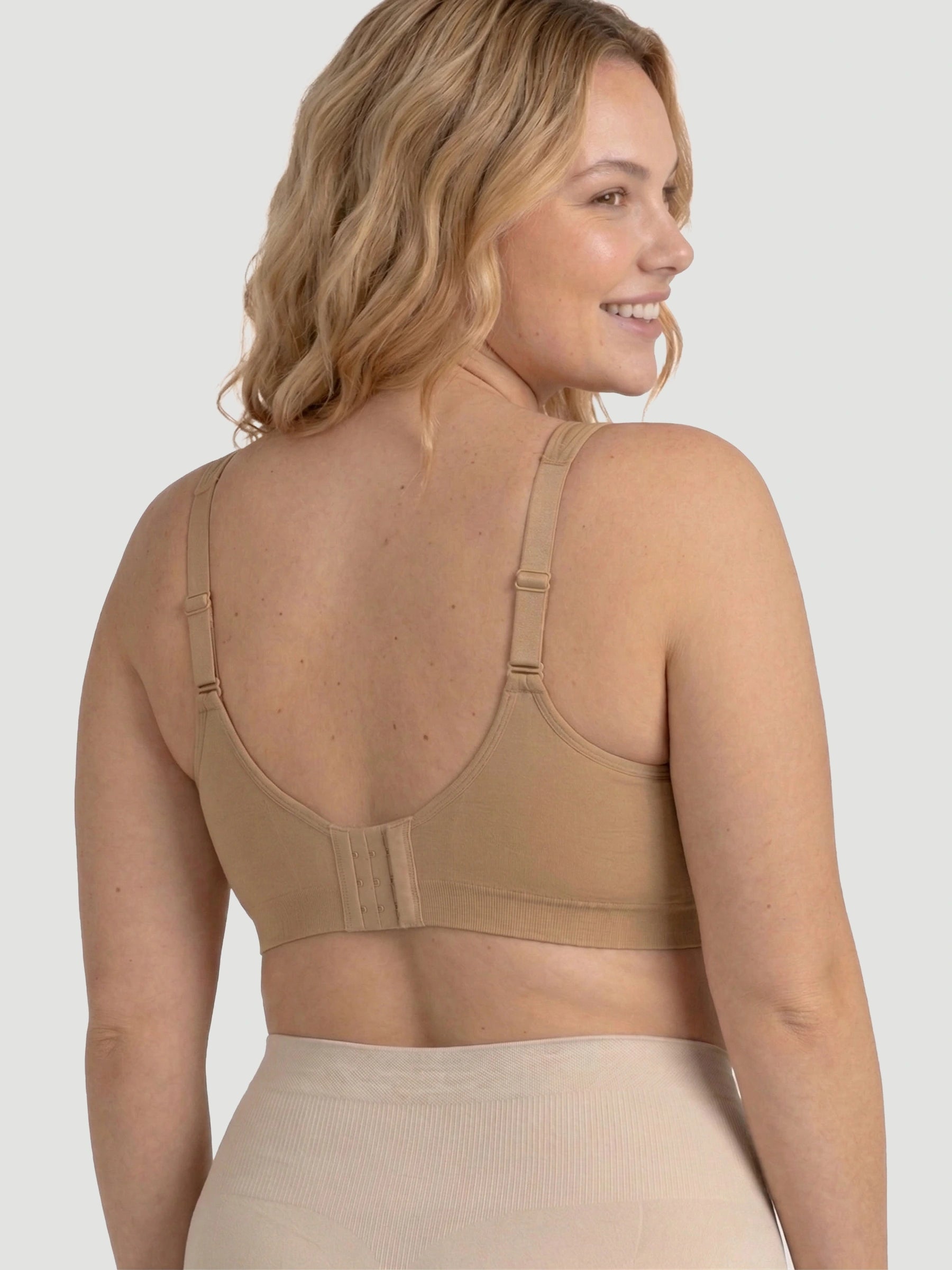 Adjustable Wire Free Shaper Bra (Cups A-FF) + FREE Bra Extender
