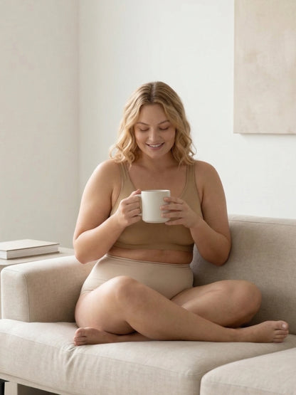 Adjustable Wire Free Shaper Bra (Cups A-FF) + FREE Bra Extender