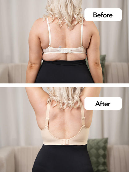 2-Pack Adjustable Wire Free Shaper Bra (Cups A-FF) + FREE Bra Extender