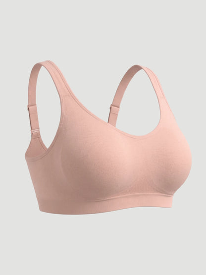 2-Pack Adjustable Wire Free Shaper Bra (Cups A-FF) + FREE Bra Extender
