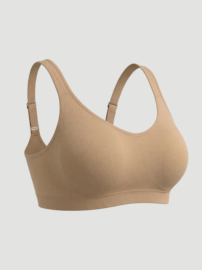2-Pack Adjustable Wire Free Shaper Bra (Cups A-FF) + FREE Bra Extender
