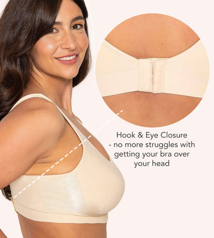 2-Pack Adjustable Wire Free Shaper Bra (Cups A-FF) + FREE Bra Extender