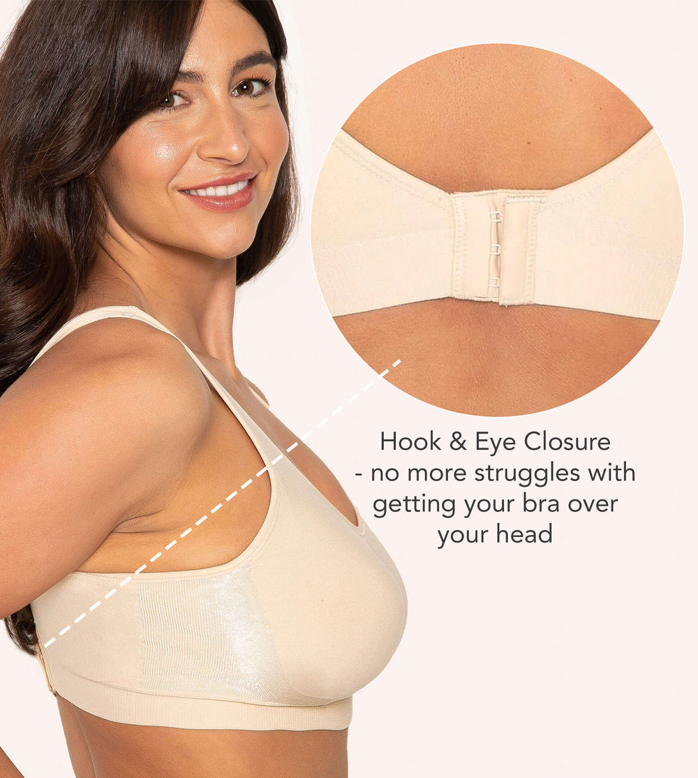 Adjustable Wire Free Shaper Bra (Cups A-FF) + FREE Bra Extender