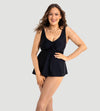 Wireless Tie-Front Tankini