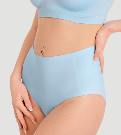 High Waist Seamless Bonded Brief Underwear