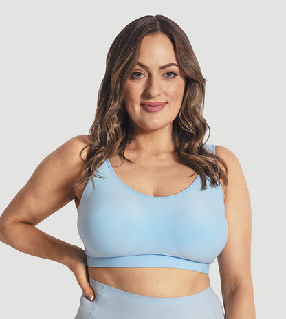 2-Pack Adjustable Wire Free Shaper Bra (Cups A-FF) + FREE Bra Extender