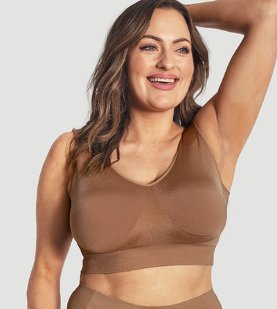 Adjustable Wire Free Shaper Bra (Cups A-FF) + FREE Bra Extender