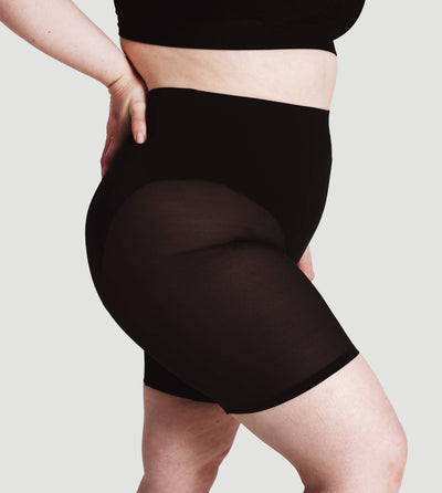 High Waisted Mesh Shaping Shorts