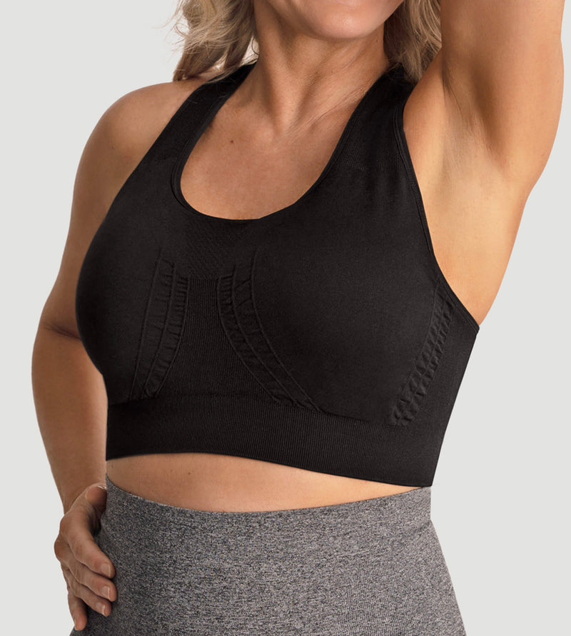 Seamless Racerback Sports Bra