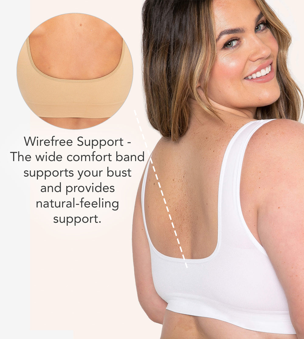 Daily Comfort Throw-on Wirefree Bra (A-FF Cup)