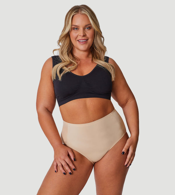 Conturve High Waisted Body Shaper Shorts Shapewear for Women Tummy Control  Thigh Slimming with Flexible Boning Technology (Beige, XS-S) :  : Fashion