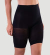 High-Waisted-Anti-Chafe-Shaping-Shorts-Black-From-Front-View-3