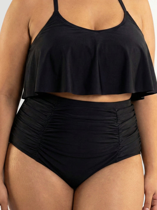 High Waisted Shaping Bikini Bottom