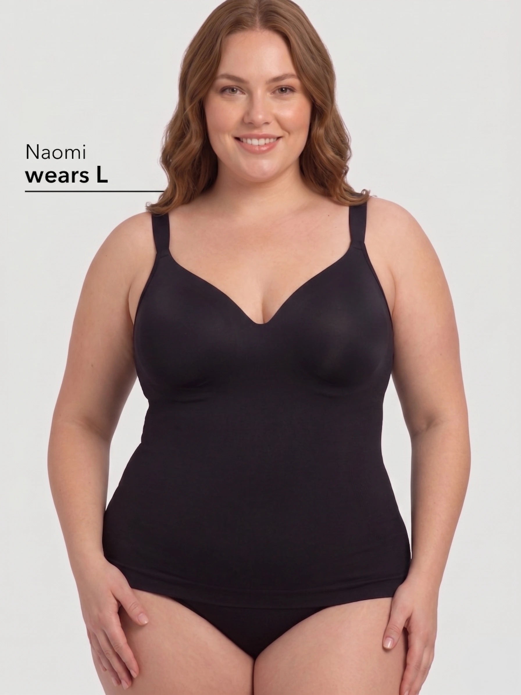 2-Pack Ultimate Comfort Built-In Bra Shaper Cami