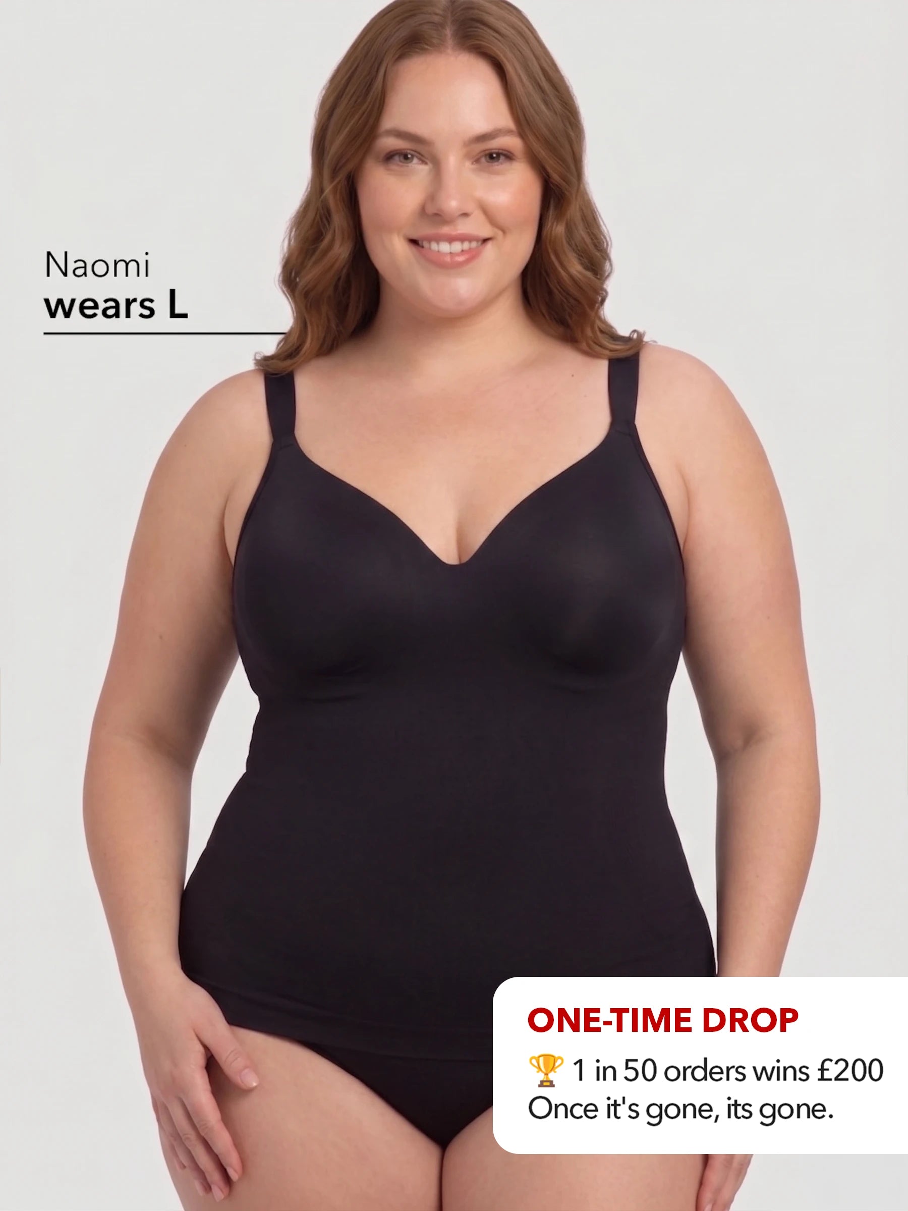NEW DROP - LIMITED STOCK - Ultimate Comfort Built-In Bra Shaper Cami