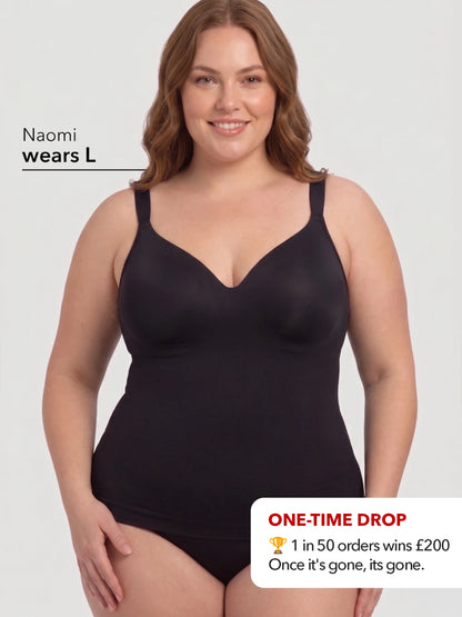 NEW DROP - LIMITED STOCK - Ultimate Comfort Built-In Bra Shaper Cami