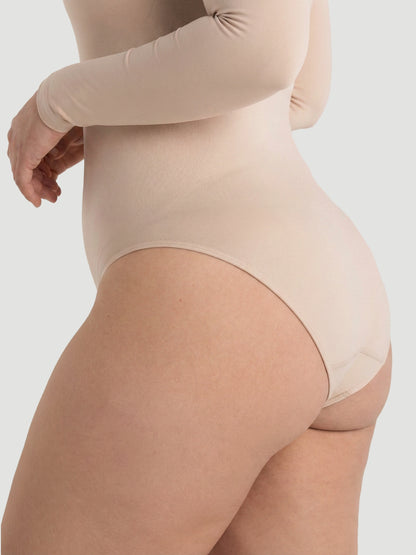 Long-Sleeve Seamless Sculpt Shapewear Bodysuit