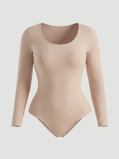 Long-Sleeve Seamless Sculpt Shapewear Bodysuit