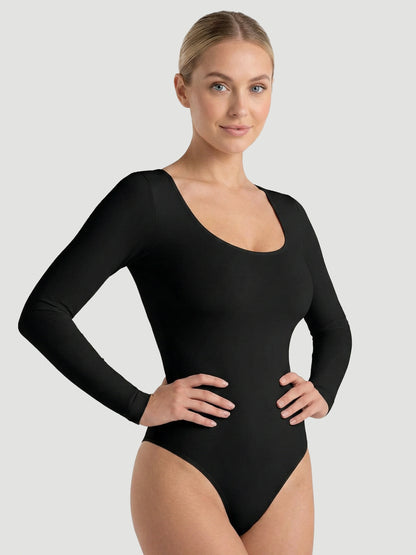 Long-Sleeve Seamless Sculpt Shapewear Bodysuit