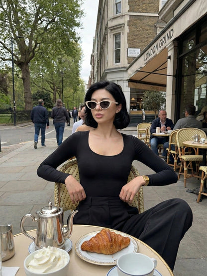 Long-Sleeve Seamless Sculpt Shapewear Bodysuit