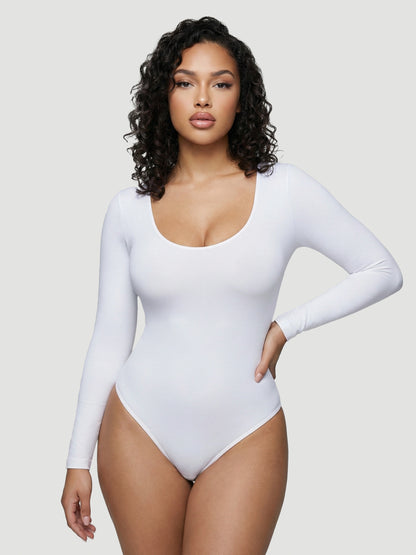 Long-Sleeve Seamless Sculpt Shapewear Bodysuit