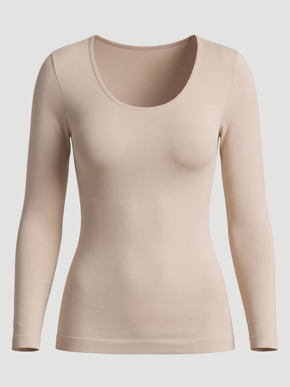 Long-Sleeve Shaping Smoothing Top